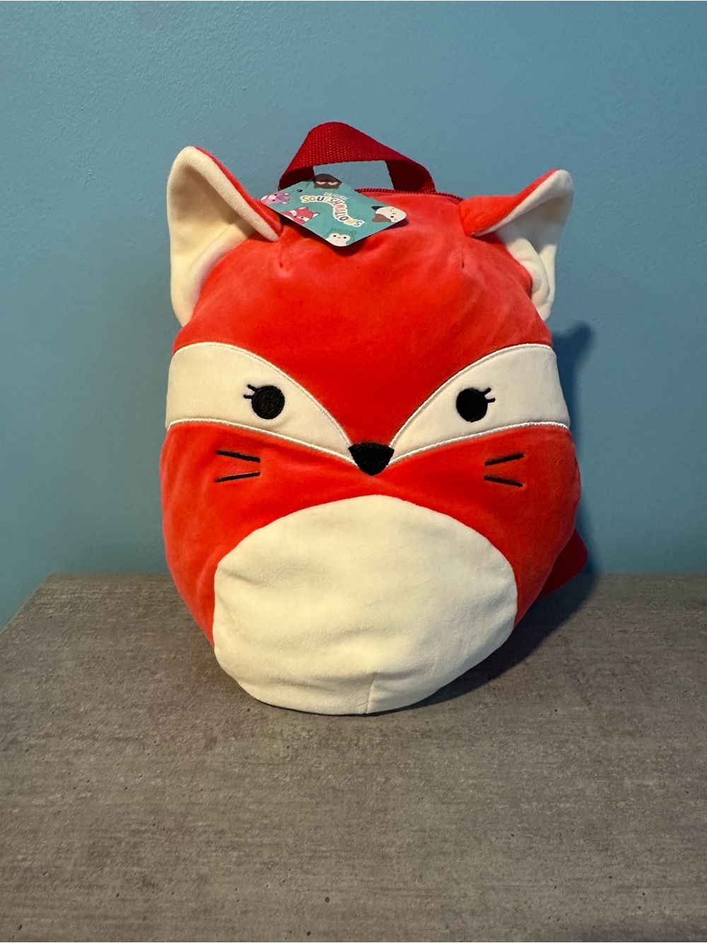NWT Squishmallow Fifi the Fox Plush Backpack